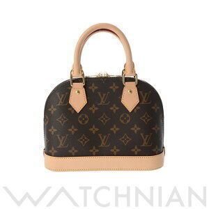 Louis Vuitton Monogram Alma Brown Canvas Handbag Bag
